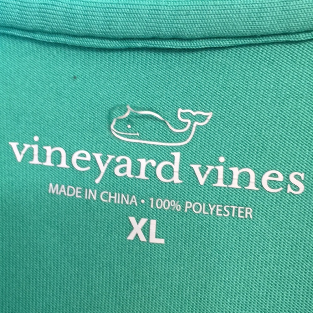 Vineyard Vines Kelly Green 3 Button Polo - Picture 3 of 8
